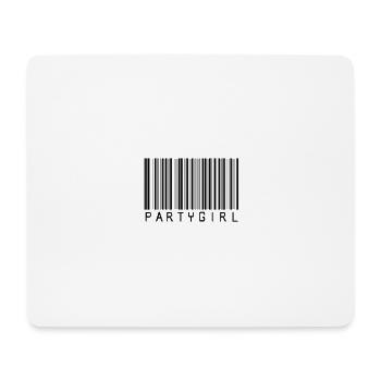 Partygirl Barcode Party Time PartyGirls - Mouse Pad (horizontal) - white - Front