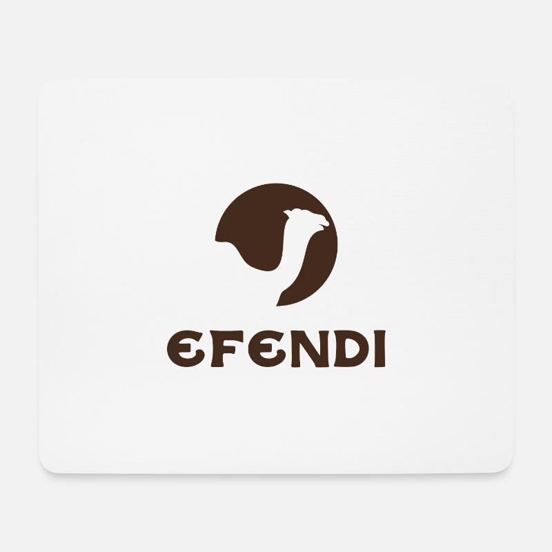 Efendi Kamel Camel Brand Marke - Mousepad (Querformat) - Weiß