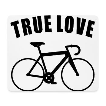Rennrad Love Triathlon Fahrrad Geschenk Radfahrer - Mousepad (Querformat) - Weiß - Vorne