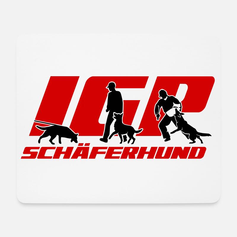 IGP Edition 2022 Schäferhund - Mousepad (Querformat) - Weiß