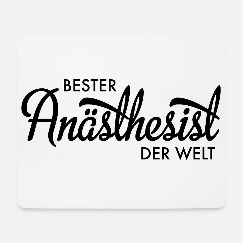 Bester Anästhesist der Welt - Mousepad (Querformat) - Weiß
