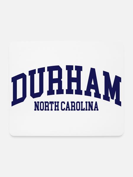 Durham - Mousepad (Querformat) - Weiß
