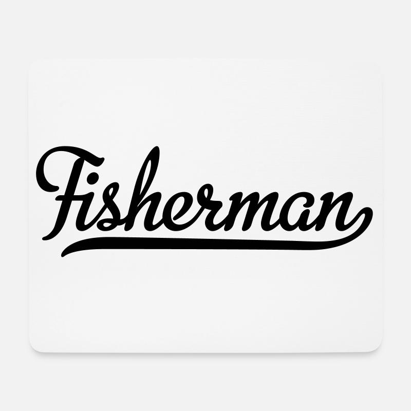 fisherman - Mouse Pad (horizontal) - white