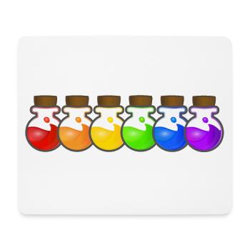 Pride Gamer LGBT+ compact - Tapis de souris (format paysage) - blanc - Devant