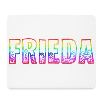 frieda rs rainbow - Mouse Pad (horizontal) - white - Front