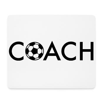 Entraîneur de football - Tapis de souris (format paysage) - blanc - Devant
