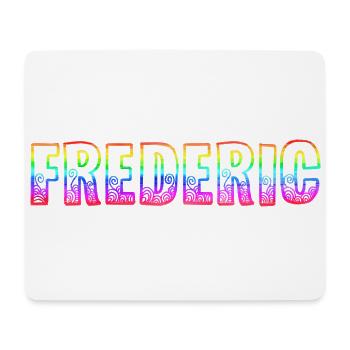 frederic rs regenbogen - Mousepad (Querformat) - Weiß - Vorne