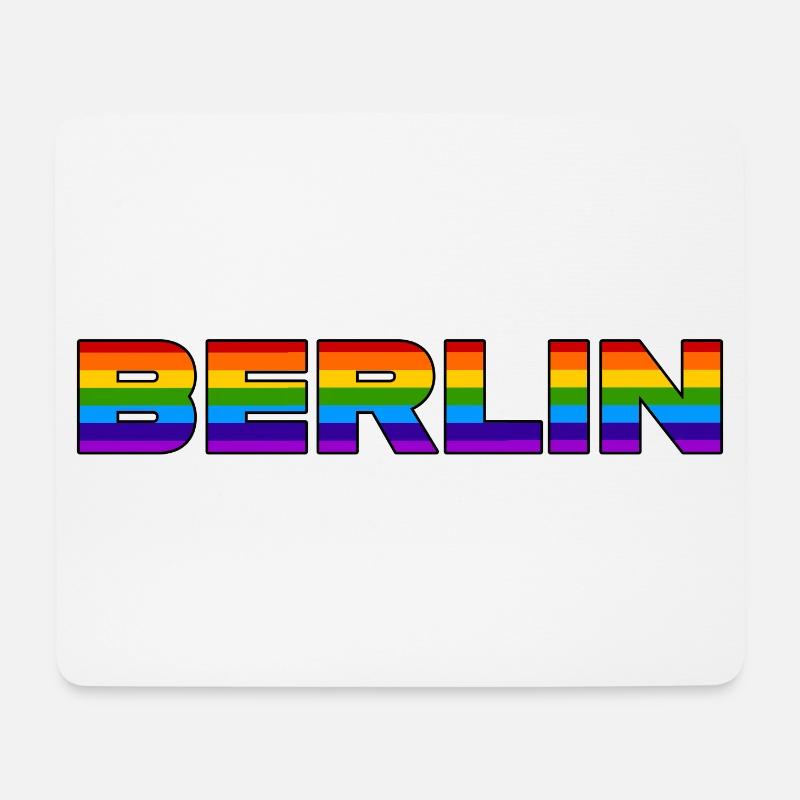 Berlin - Mousepad (Querformat) - Weiß
