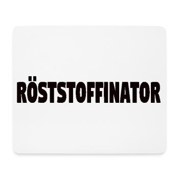 Kaffee spruch lustig Röststoffinator - Mousepad (Querformat) - Weiß - Vorne