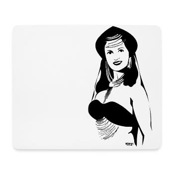 Naima Legends Collection - Mousepad (Querformat) - Weiß - Vorne