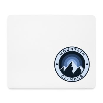 Mountain Climber | Bergsteiger - Mousepad (Querformat) - Weiß - Vorne