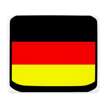 Allemagne - Tapis de souris (format paysage) - blanc - Devant