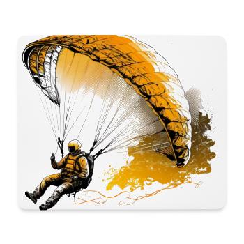 Flying high, paragliding - Mouse Pad (horizontal) - white - Front