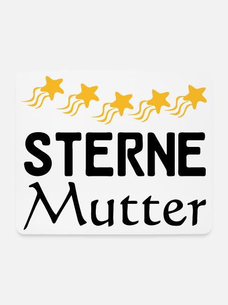 Sterne Mutter Mama Muttertag Familie Geschenk - Mousepad (Querformat) - Weiß