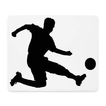 Soccer player - Mouse Pad (horizontal) - white - Front