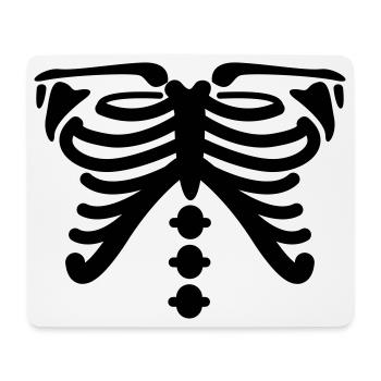 skeleton - Mouse Pad (horizontal) - white - Front