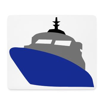 ship - Mouse Pad (horizontal) - white - Front