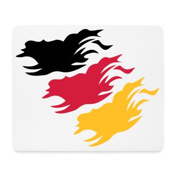 Conception Allemagne - Tapis de souris (format paysage) - blanc - Devant