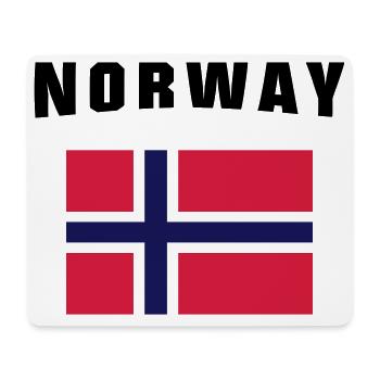 Norway Flag - Mouse Pad (horizontal) - white - Front