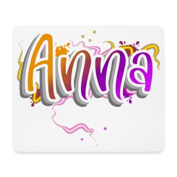Anna - Mousepad (Querformat) - Weiß - Vorne