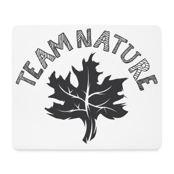 team nature nature tree leaf symbol maple leaf - Mouse Pad (horizontal) - white - Front