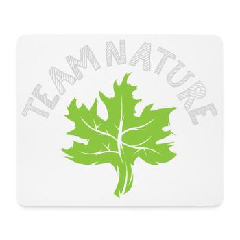 team nature Leaf Green Symbol Logo icon Forest Tree - Mouse Pad (horizontal) - white - Front