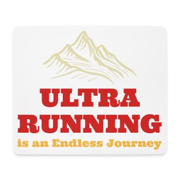 Ultra Running is an Endless Journe - Mouse Pad (horizontal) - white - Front