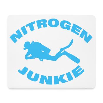 NITROGEN JUNKIE - Mousepad (Querformat) - Weiß - Vorne