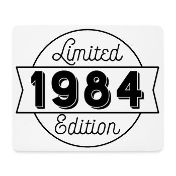 Année de naissance : 1984 - Tapis de souris (format paysage) - blanc - Devant