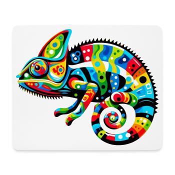 Chameleon - Mouse Pad (horizontal) - white - Front