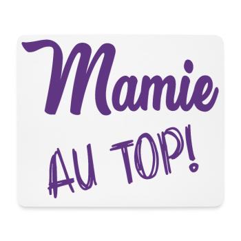 MAMIE. FÊTE DES MÈRES. BONNE FÊTE MAMIE - Tapis de souris (format paysage) - blanc - Devant
