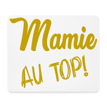 MAMIE - Tapis de souris (format paysage) - blanc - Devant