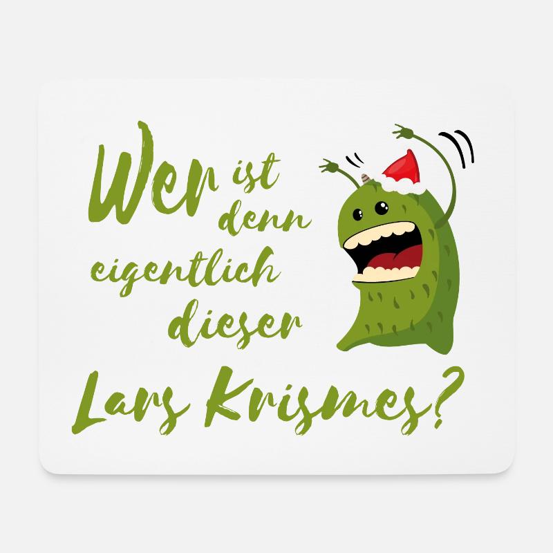 Wer ist denn eigentlich dieser Lars Krismes? - Mousepad (Querformat) - Weiß