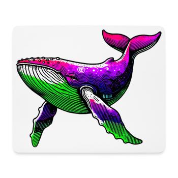 Wal - Mousepad (Querformat) - Weiß - Vorne