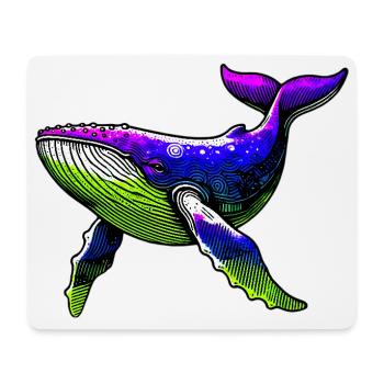 Wal - Mousepad (Querformat) - Weiß - Vorne