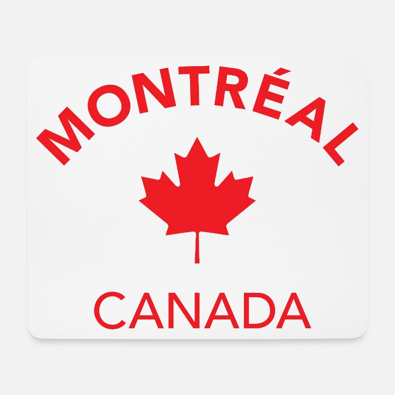MONTREAL CANADA - Mousepad (Querformat) - Weiß
