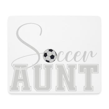 Fußball-Tante - Mousepad (Querformat) - Weiß - Vorne