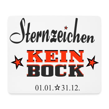 Asterisk Kein Bock Annual Calendar - Mouse Pad (horizontal) - white - Front