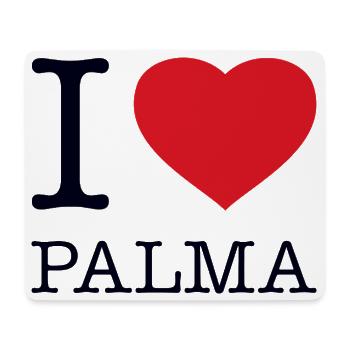 I love Palma - Mousepad (Querformat) - Weiß - Vorne