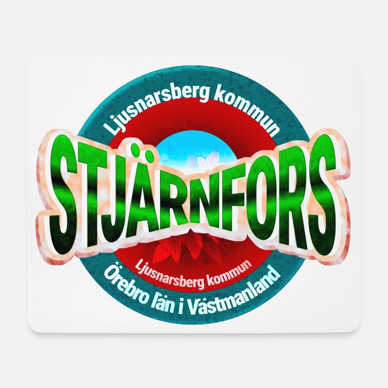 Stjärnfors - Mouse Pad (horizontal) - white