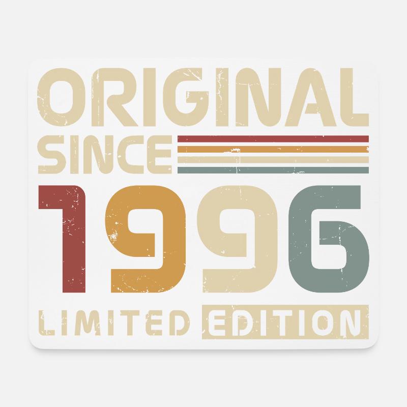Original 1996 Jahrgang Vintage Geburtstag Retro - Mousepad (Querformat) - Weiß