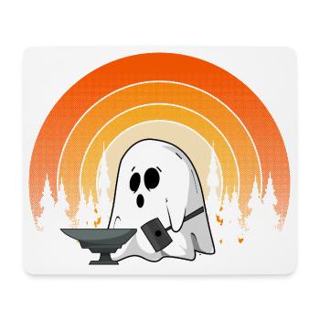 Blacksmith Ghost Halloween Haunted Forge Spirit - Tapis de souris (format paysage) - blanc - Devant