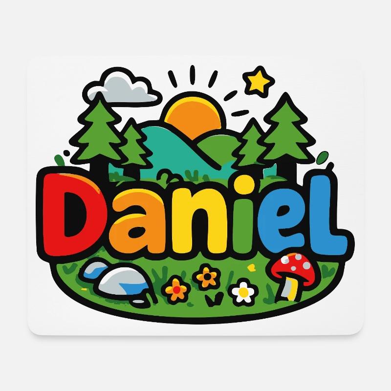 Daniel - Mouse Pad (horizontal) - white