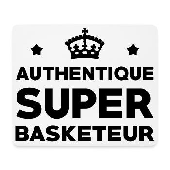 Super Basketteur - Basketball - Tapis de souris (format paysage) - blanc - Devant