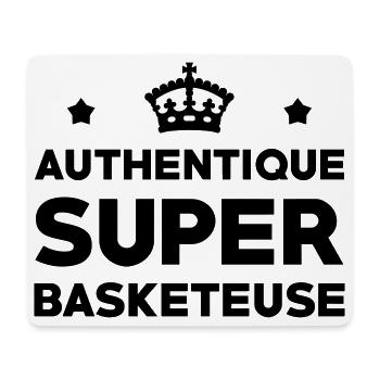 Authentischer Superbasketballspieler - Mousepad (Querformat) - Weiß - Vorne
