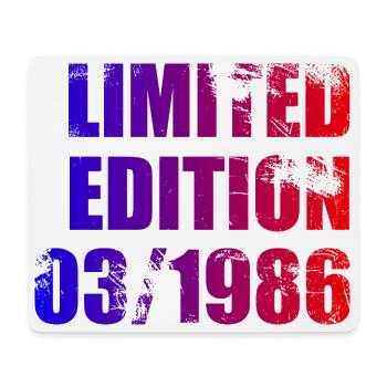 40e anniversaire Édition Limitée 03/1986 - Tapis de souris (format paysage) - blanc - Devant