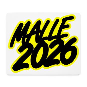 Malle 2026 - Mousepad (Querformat) - Weiß - Vorne