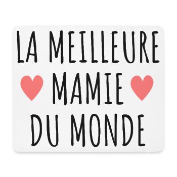 Meilleure Mamie Monde - Tapis de souris (format paysage) - blanc - Devant