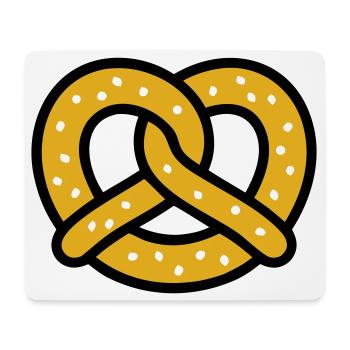 Pretzel Bavaria Pretzel Baker Beer Garden Folk Festival - Mouse Pad (horizontal) - white - Front