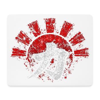 Red_Sun_Rock - Mousepad (Querformat) - Weiß - Vorne